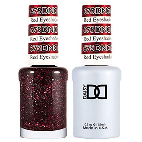 DND 675 Red Eyeshadow Gel & Matching Polish Set - DND Gel & Lacquer