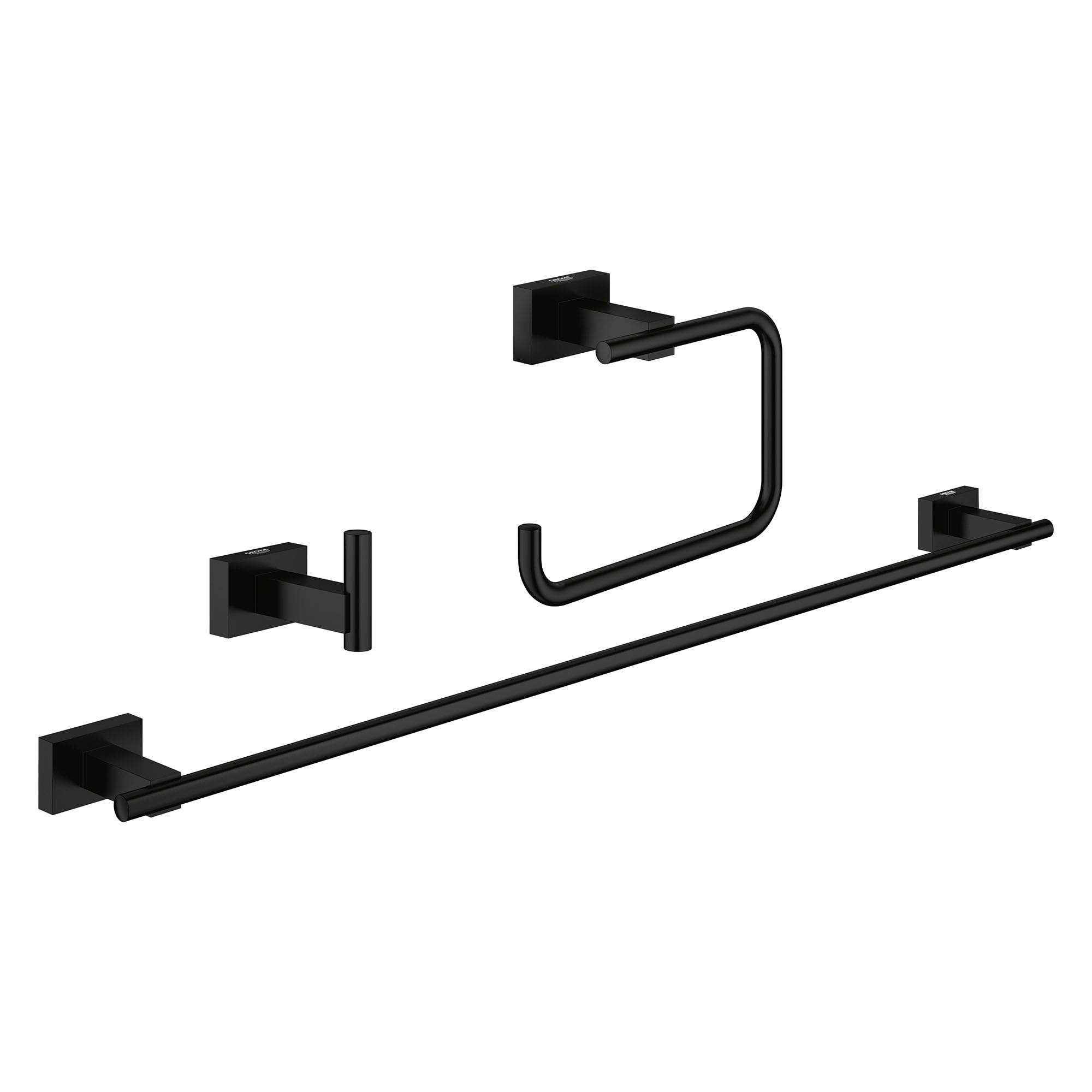 Amazon.com: GROHE 407772431 Essentials Cube Bathroom Accessory Set 