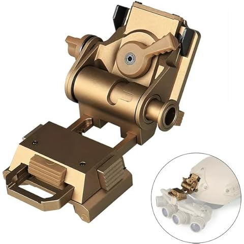 LATROVALE Tactical Hunting CNC PVS15/18 Night Vision Goggles Mount for L4G24 NVG Metal Helmet Mount Cover