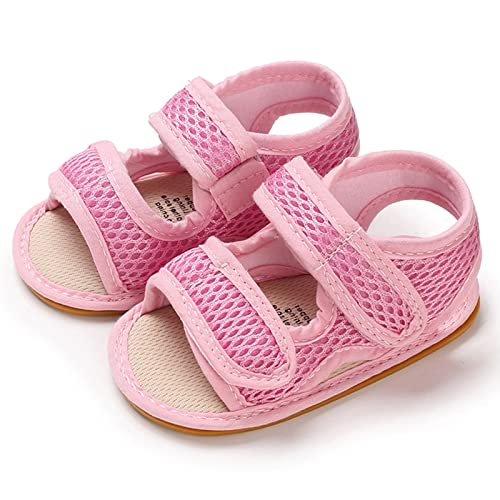 Infant Baby Boys Girls Beach Sandals Non Slip Soft Rubber Sole Toddler Outdoor Open-Toe First Walker Shoes2