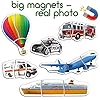 Magdum Transporte Puzzle Magnetico - 6 piezas Puzzle 3 años - Vehículo Imanes Niños - Imanes Nevera Niños - Juego Imanes - Juegos Magneticos Para Niños - Imanes Para Niños - Juguetes Educativos 3 Años #3