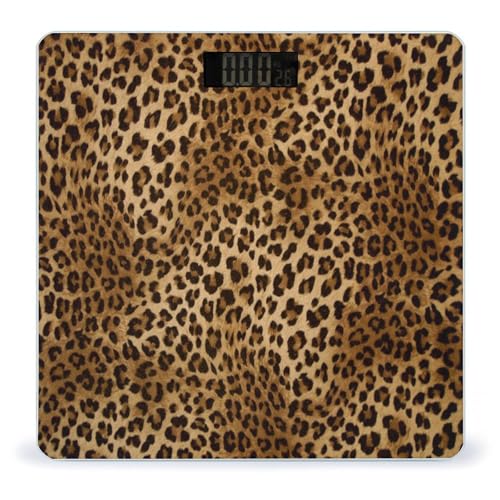Báscula Digital de Baño con Diseño Leopardo miniatura 1