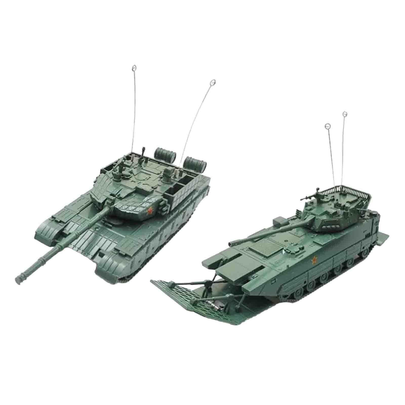 Buy JAZZY PEARLS® 2X 1:72 Tank Chariot Model Craft Puzzle for Gift