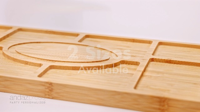 Tabla de Cortar Grande con Diseño de Tiburón Divertido Andaz Press, Tabla para Charcutería y Quesos de Bambú Tallada, Ideal como Regalo para Cumpleaños, Bienvenida a Casa o Navidad miniatura 7