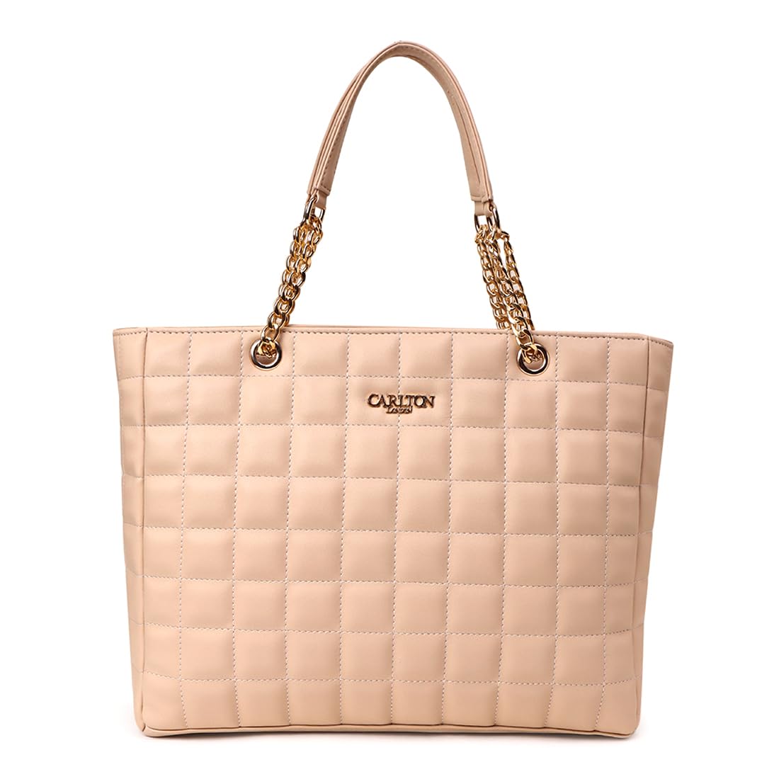 Carlton London BEIGE Quilted Tote Bag (B0D5MD95NF) Amazon Price History, Amazon Price Tracker