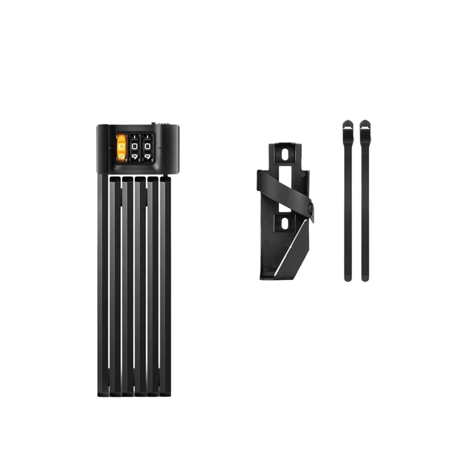Portable Bicycle Lock Folding Password Lock Anti-Theft Bicycle Motorcycle Foldable Lock MTB Road Bike Accessories(3 Password Lock)