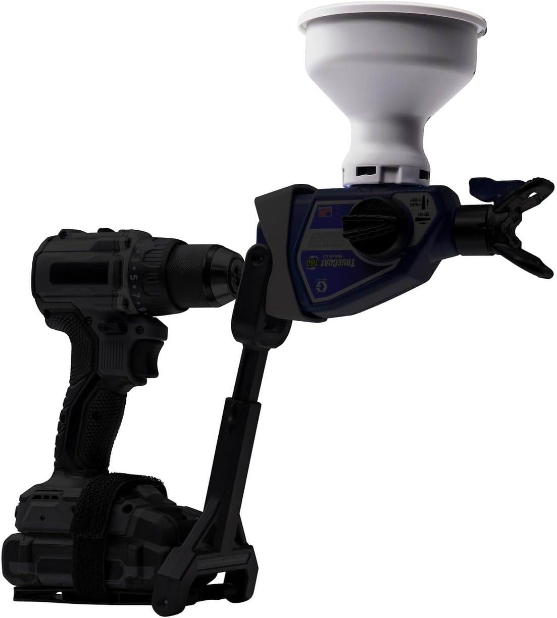 Graco 2004277 Cordless Connect Drill Sprayer Detail Cup Kit - for Magnum by Graco TrueCoat 360 Cordless Connect, Grey