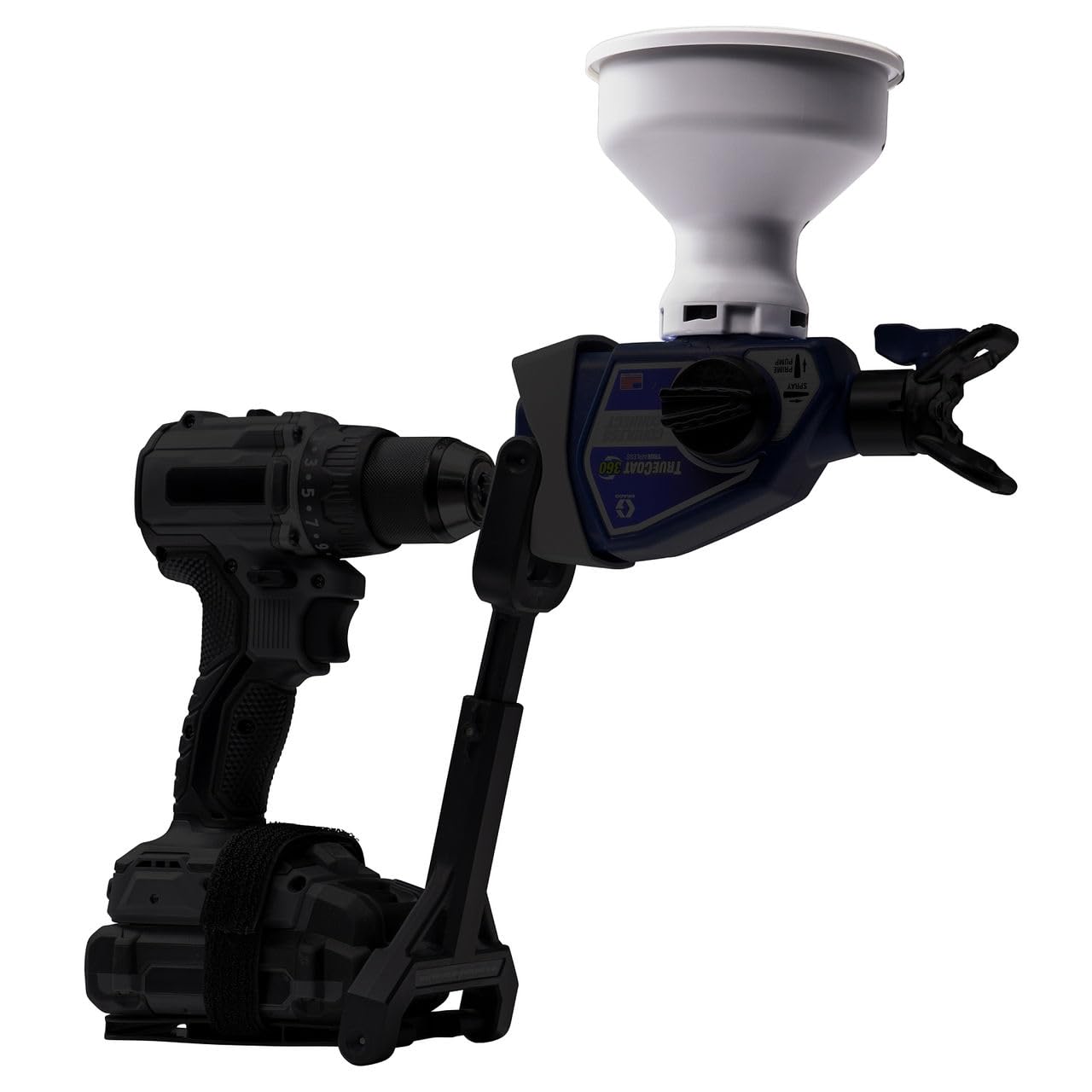 Graco 2004277 Zestaw kubka detalicznego do bezprzewodowego urządzenia natryskowego do wiertarek Cordless Connect – do Magnum by Graco TrueCoat 360 Cordless Connect