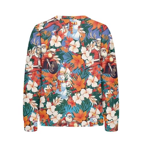 Modysero Regular Loose Fit Long Sleeve Boys Girls Christmas Hoodie Novelty Pattern Pullover Sweatshirts for Kids2