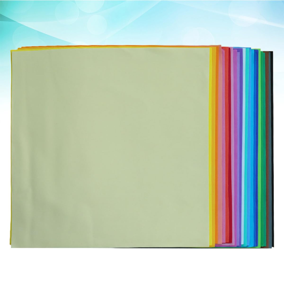Mikikit Fogli di Spugna Eva 20 Pezzi 50x50cm Spessore 1mm Fogli di Gomma Eva Flessibili e Facili da Tagliare per Hobby Creativi e Scrapbooking