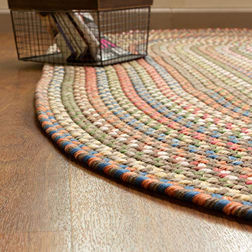 Tapete Trenzado Ovalado 4' x 6' Super Area Rugs miniatura 4