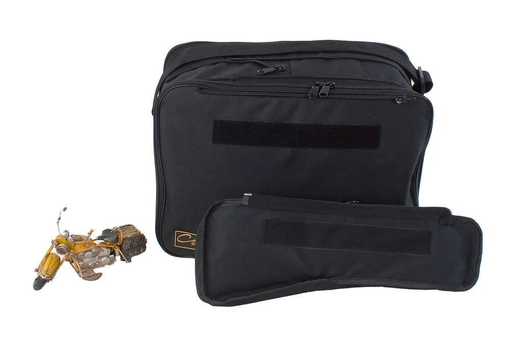 Compatible avec Les modèles BMW R1200GS R1200 GS a 2013: Poches intérieures/Sacs intérieurs pour valises latérales - avec Poche extérieure Amovible
