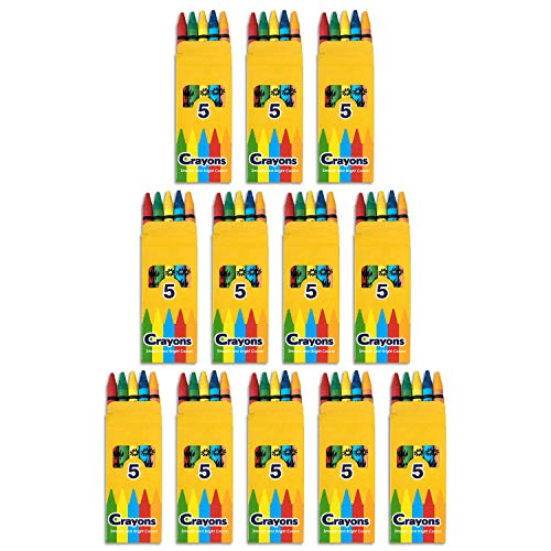 Trail Maker Wholesale Bright Wax Coloring Crayons In Bulk 24 Pack, 5 Per Box In Assorted Bundle Art Sets (24 Pack) #TOP2