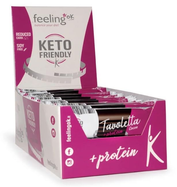Feeling Ok Tavoletta di Cioccolato - BOX 40 Pezzi x 20 G