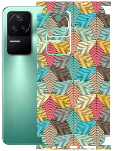Image of AtOdds - Full Body Back Screen Guard Protector Film - Lamination Wrap Skin Sticker Compatible with Poco F4 (5G) | Scratchproof Matte Finish (Autumn)
