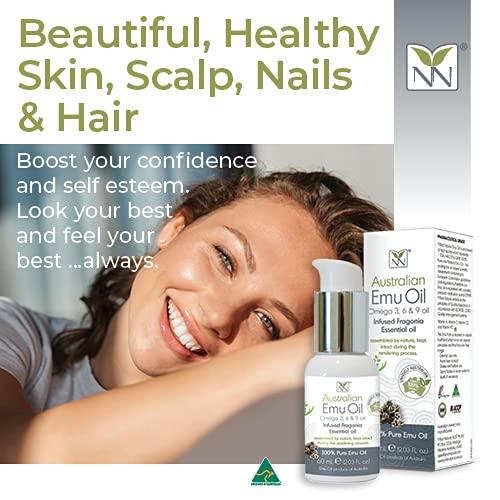 Miniatura 8 de Y-Not Natural - Aceite de emu orgánico farmacéutico 100% puro de 6.8fl oz  Aceite de omega 3, 6 y 9 aborígenes de rango libre con infusión de