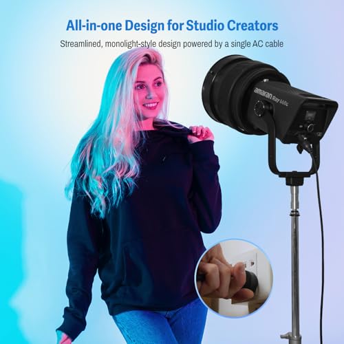 Image of amaran Ray 660c RGB LED Video Light 660W APP /DMX Control 12 Effects