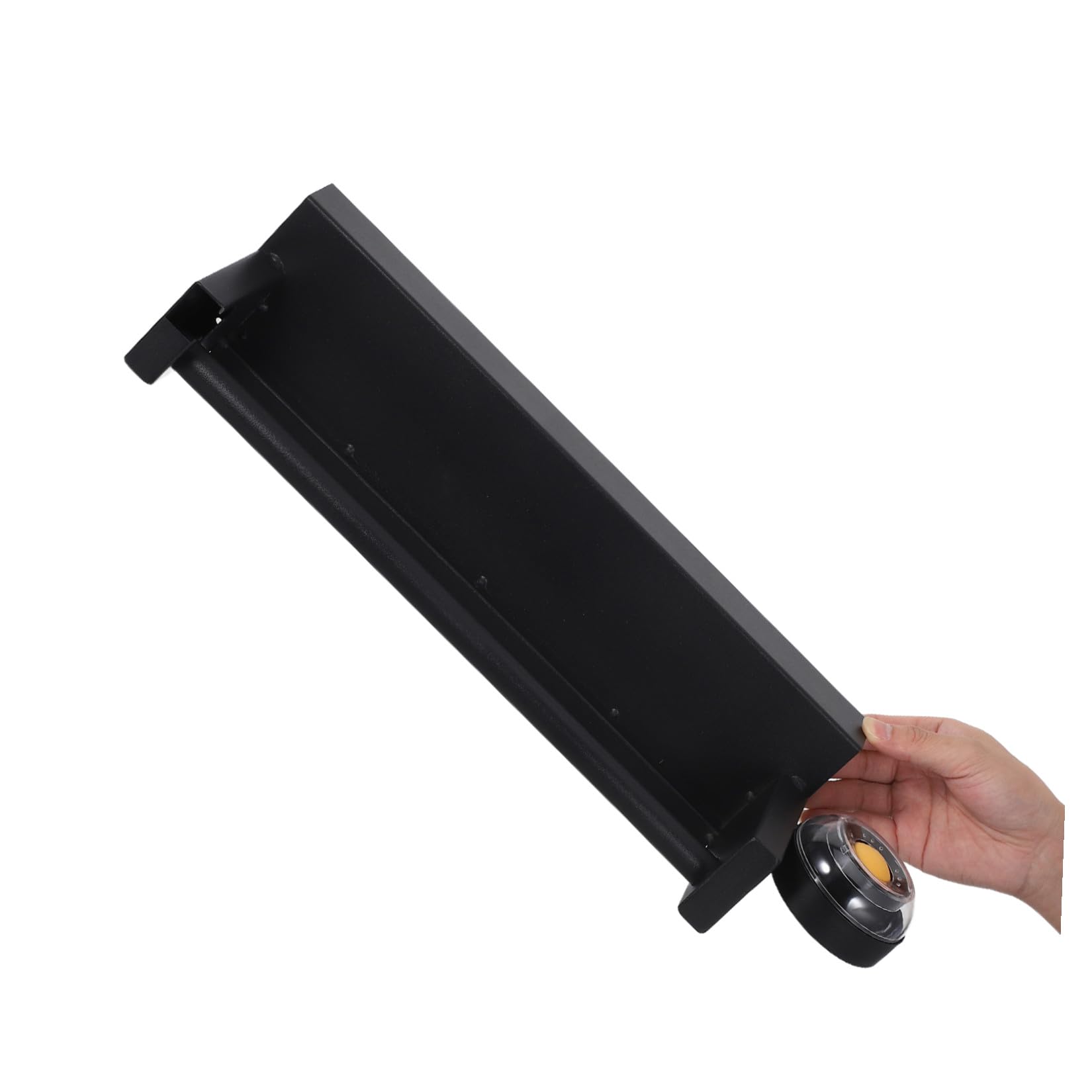 ifundom Organizador Metálico Negro para Bolsas de Supermercado Diseño Atractivo y Soporte Integrado para Manos Húmedas, Adecuado para Tiendas y Comercios