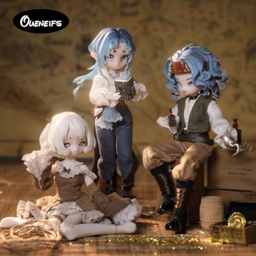 Muñeca Oueneifs 1/8 BJD estilo guerrero marino miniatura 6