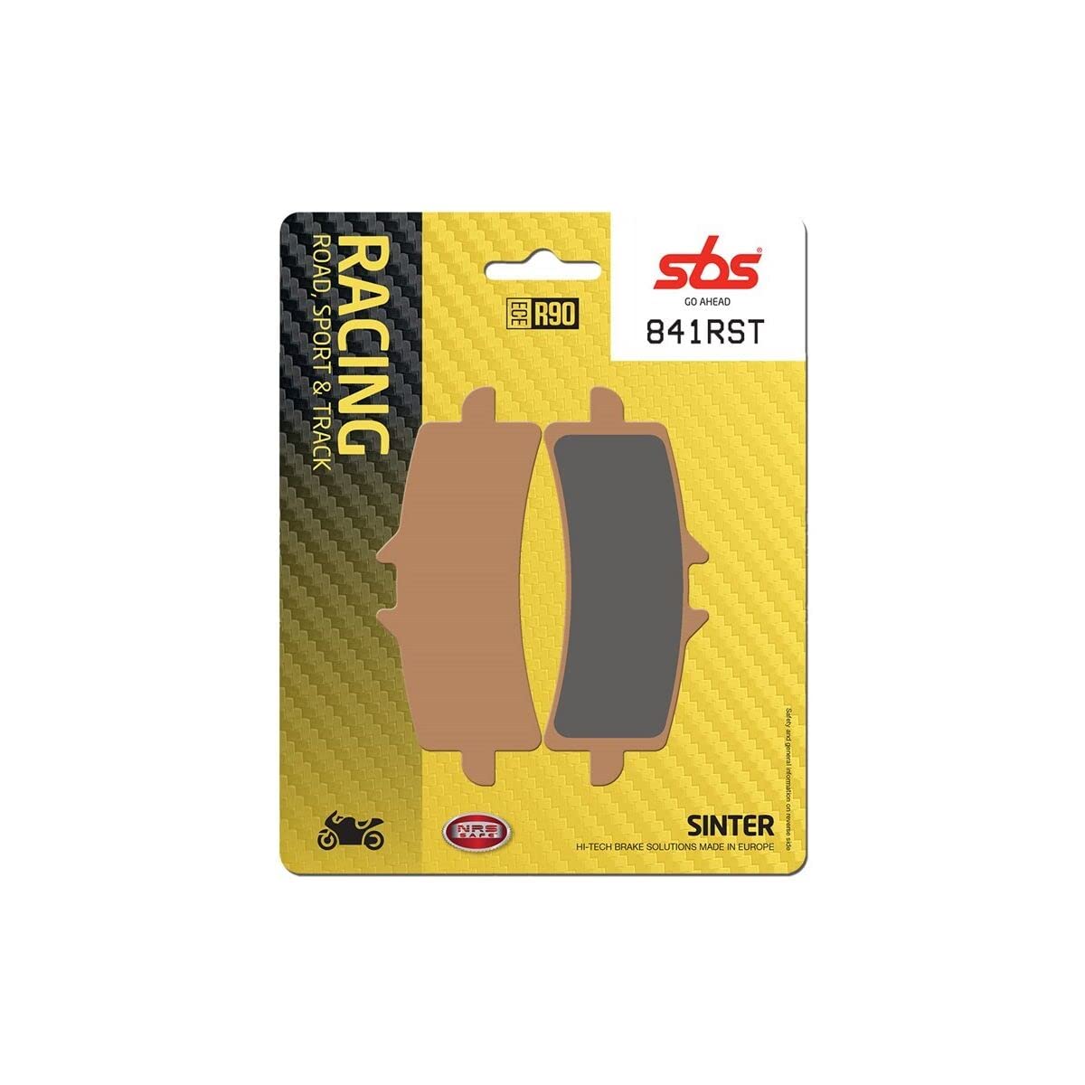 Amazon | Sbs 841RST RST 焼結金属ブレークパッド | ブレーキパッド