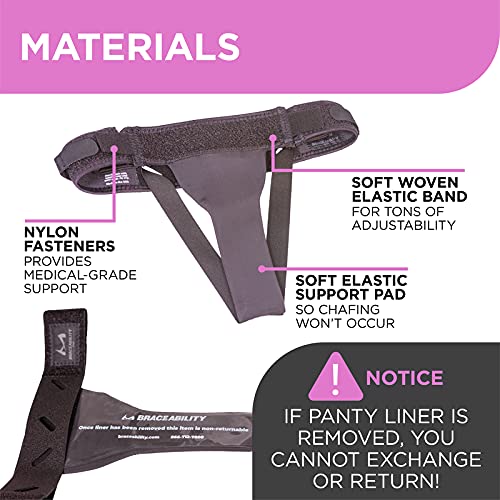 BraceAbility Pelvic Pro Prolapse Support Belt Women's Prolapsed