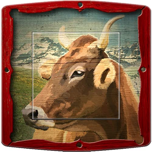 Interrupteur décoré vache 3 pour sublimer la décoration de votre cuisine et salon