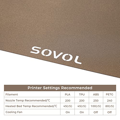 Dauerdruckplatte für Sovol SV01 Pro mit PEI-beschichtetem Druckbett
