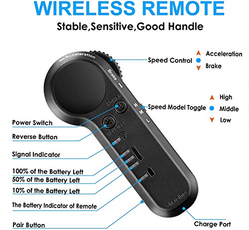 Electric Skateboard Electronic Longboard For Adult With Wireless Remote Control Max Speed 12.4 Mph, 7 Layers Maple E-Skateboard (Us Stock) #TOP4