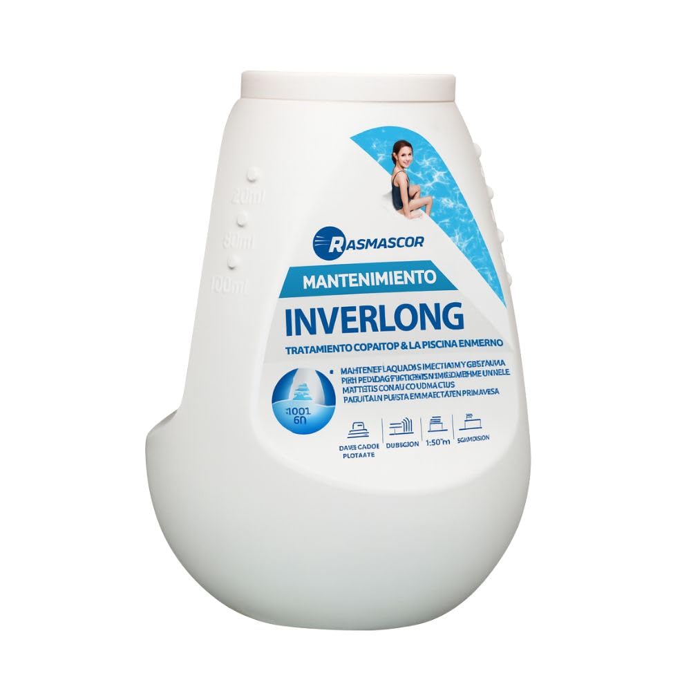 RASMACOR | Astral 75151 Iverlong Invernador Piscina 1,75 kg con Dosificador Flotante | Tratamiento Invernal Antialgas, Bactericida y Floculante | Agua Clara Todo el Invierno
