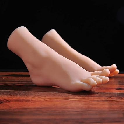 Fetiches De Pies Maniquí De Silicona De Juguete Para Pies Fetiche De Pies Chica Modelo De Pie - Textura De Piel Real Cultura Del Pie Modelo De Arte Modelo De Simulación Pie, Color De Piel,Left foot