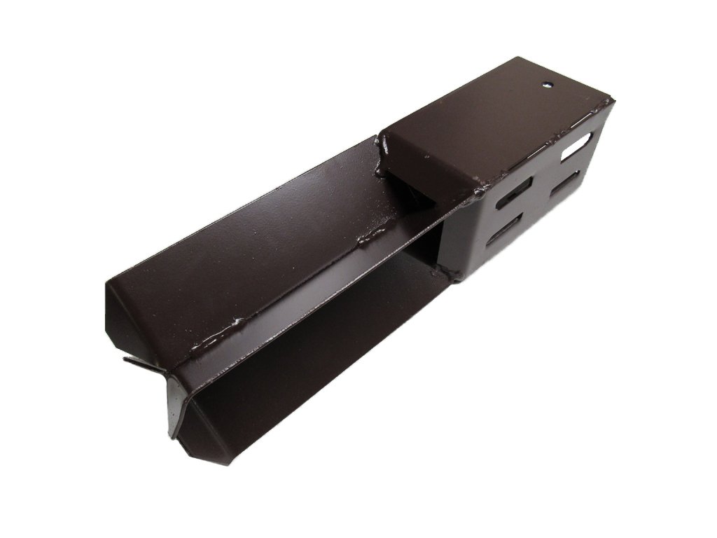 x1 4" Concrete in Wedge Grip Fence Support - 100MM Post Timber Holder Like Metpost