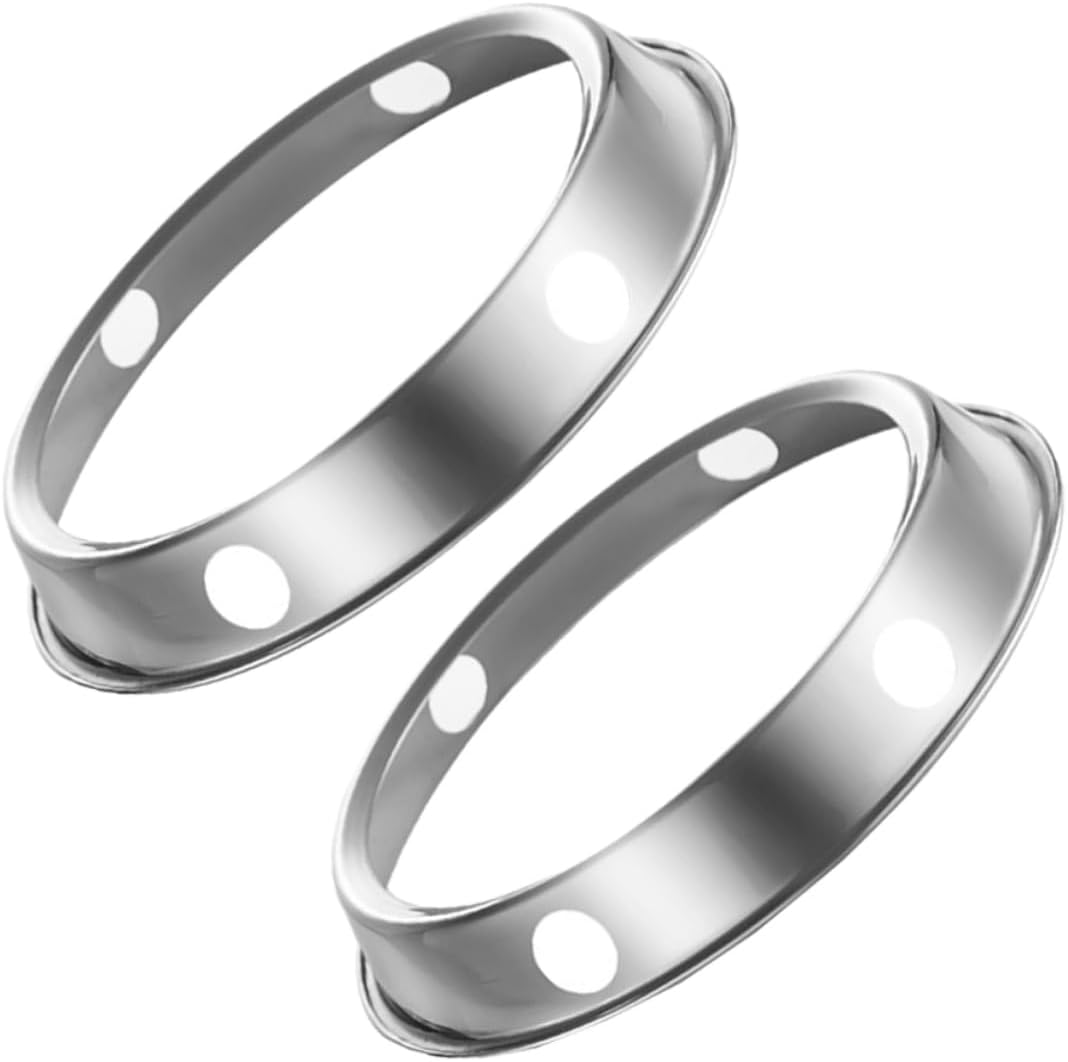 6 Pcs Wok Rack Trivet Heat-proof Wok Stand Wok for Induction Cooktop Heat- Pot Stand Pot Rack Wok Stove Ring Stove Stand Rack Wok Burner Ring Wok Ring Bracket Stainless Steel Steam