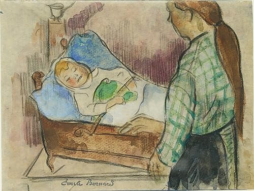 Impression d'art mural Emile Bernard, décoration murale vintage pour une chambre apaisante