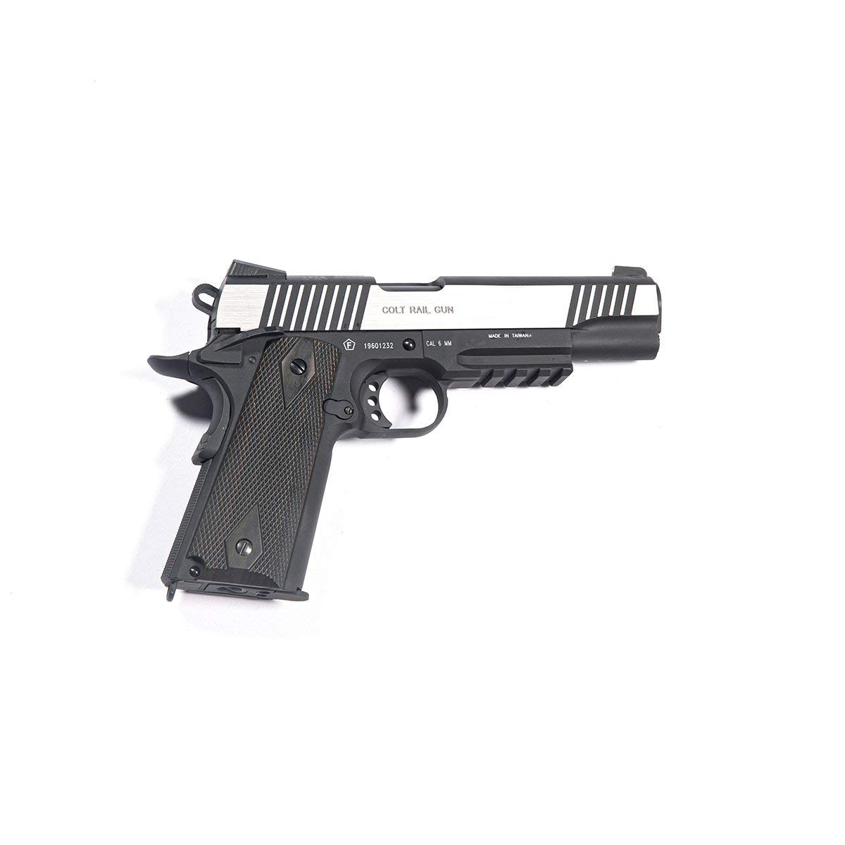 C Y B E R G U N Pistola Colt 1911 Scarrellante Black/Silver Cybergun (180525) 0.9 Joule