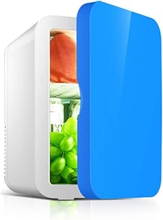 LJlucky Glacière Et Réchaud Électrique (8 litres), Glacière Portative Ou Intérieure pour Mini Réfrigérateur, pour Chambre À Coucher, Bureau Ou Dortoir, 100% sans Fréon & Écologique,Blue