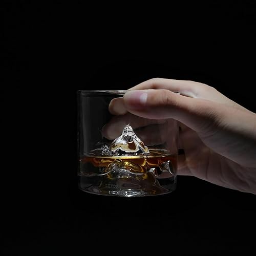 Miniatura 24 de LIITON - Juego de 4 vasos para whisky Gran Canyon: Vaso de whisky pesado de estilo clásico Everest