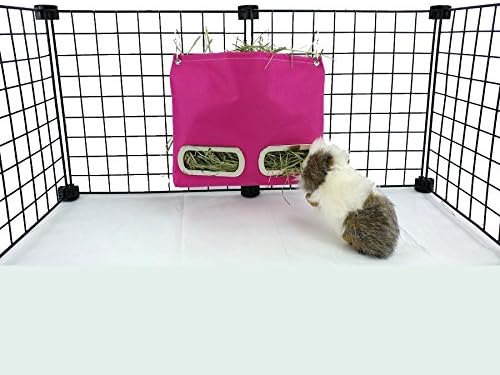 Guinea Pig Hay Bag Feeder (Large, Grey)
