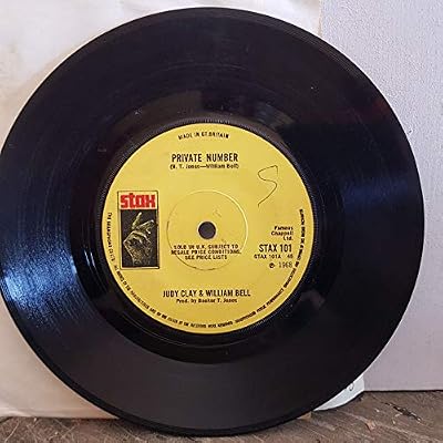 JUDY CLAY and WILLIAM BELL private number. love eye tis. 7" vinyl SINGLE. STAX101