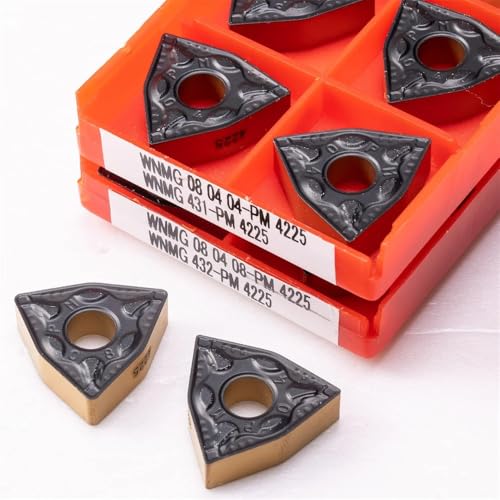 Herramientas de torno 10 pcs WNMG080404 y WNMG080408 carburo miniatura 1