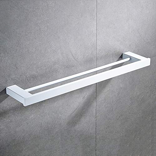 Porte-serviette à double serviette noir pour une salle de bain moderne
