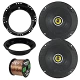 98-13 Harley Speaker Bundle: 2X Kicker 40CS654 6.5