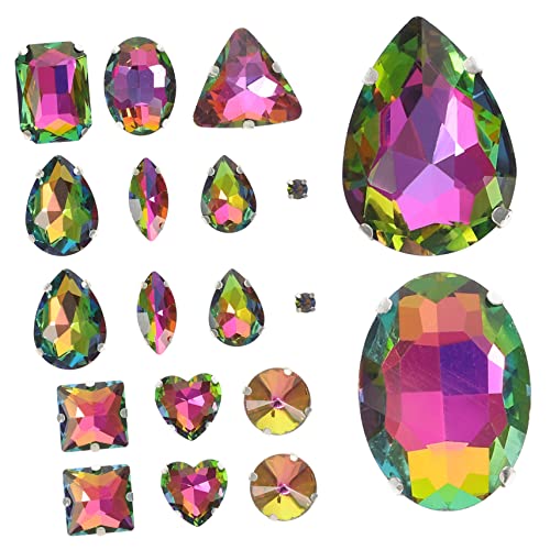 Embellissements de strass en verre pour réparer et décorer