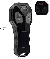 Vista 6 de Kit de Control Remoto Inalámbrico para Cabrestante de Recuperación de 12V 100 pies para Jeep Camión ATV SUV Automóvil DC 9-30V 434MHZ Interruptor