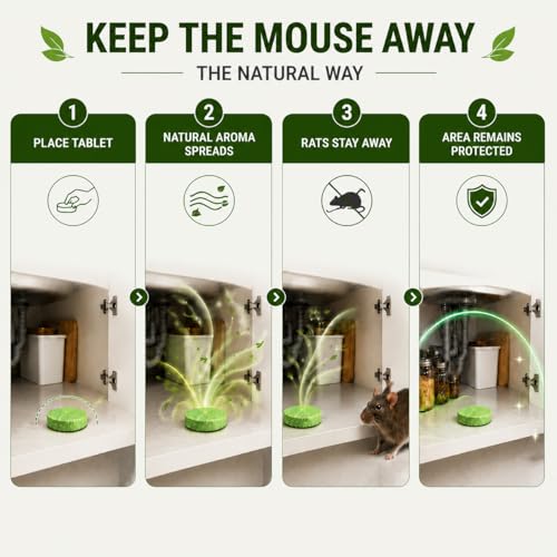 Image of Go Garden Natural Rat Repellent Balls for Car & Home Pack of 10 | Rodent Repellent for Car Engine, Wiring & Interiors | Mice & Rat Control for Home, Garage, Garden & Outdoor Areas