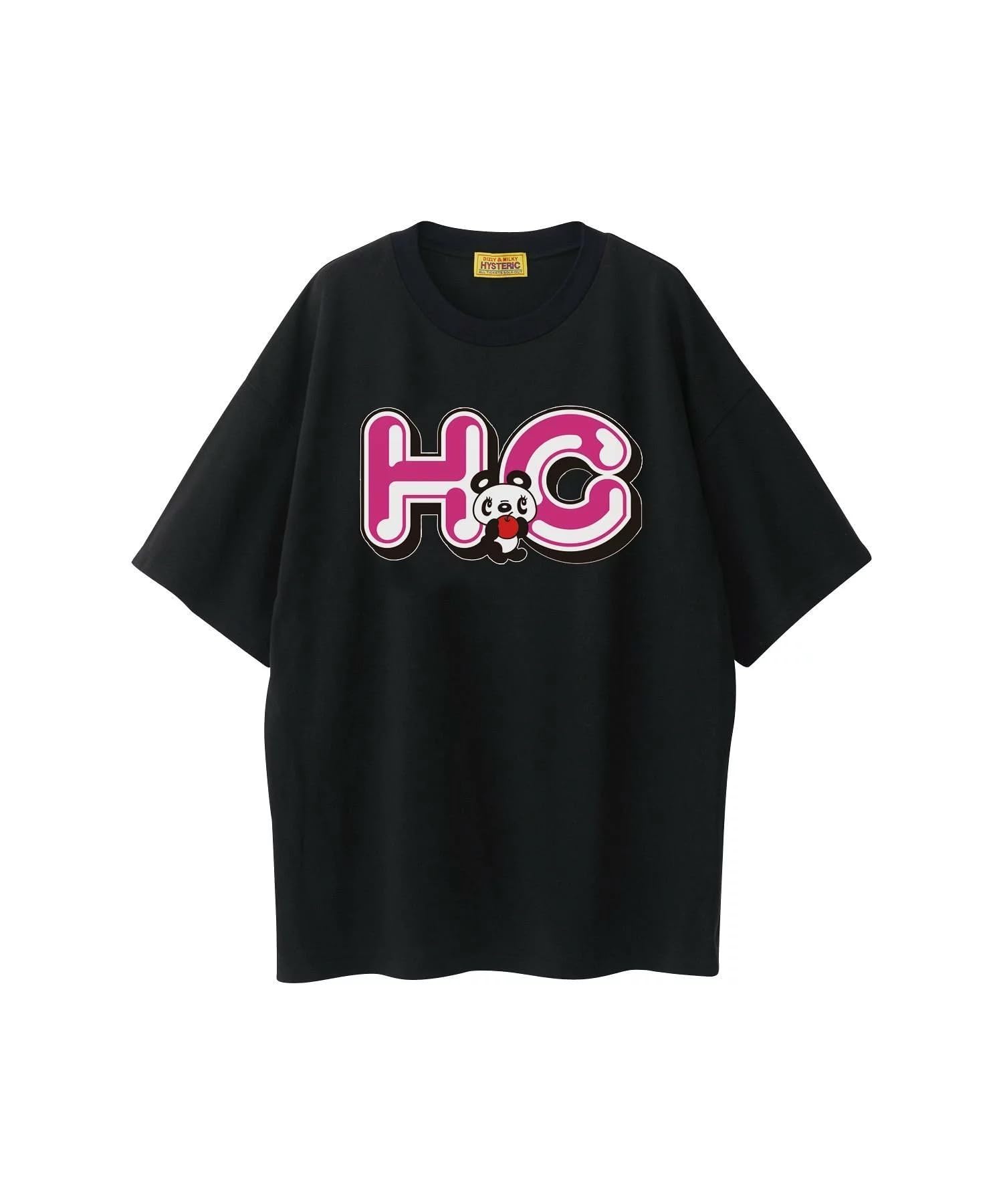 ヒステリックグラマー HG WOMAN BEAR オーバーサイズTシャツ 黒 HYSTERIC GLAMOUR（ヒステリックグラマー）の「HG WOMAN BEAR