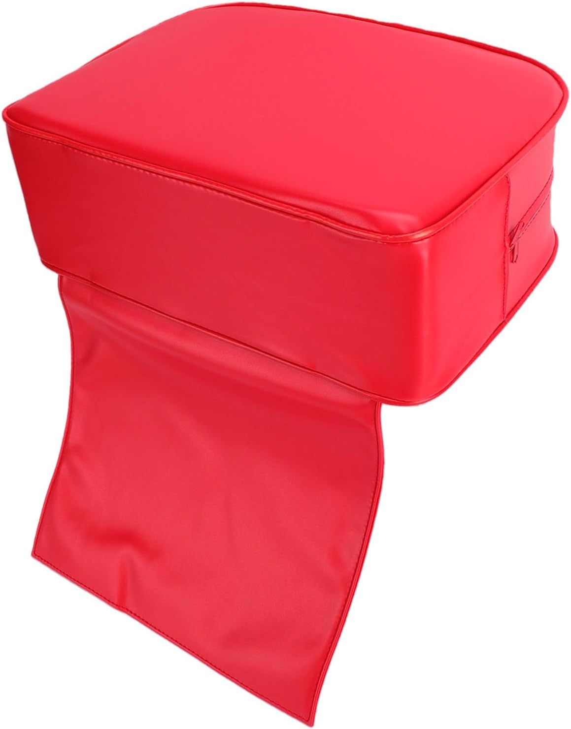 FILFEEL Child Hairdressing Chair Cushion PU Thickened Soft Comfortable Barber Chair Booster Seat Pad for Kids Salon Haircut Red