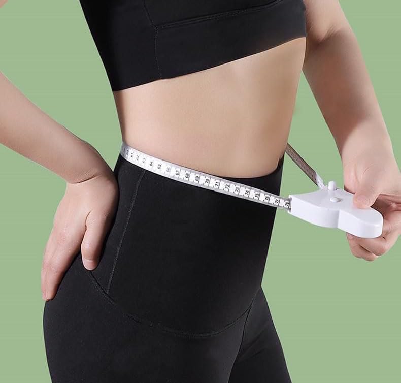Automatic Telescopic Tape Measure Body Measuring Tape Sewing Ruler Tools Centimeter Tapes for Body Meter Measure White Tools