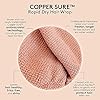 AQUIS Copper Sure™ Rapid Dry Microfiber Hair Wrap, Button-Loop Closure Wrap Shape, Clean Towel Technology, Ultra-Absorbent