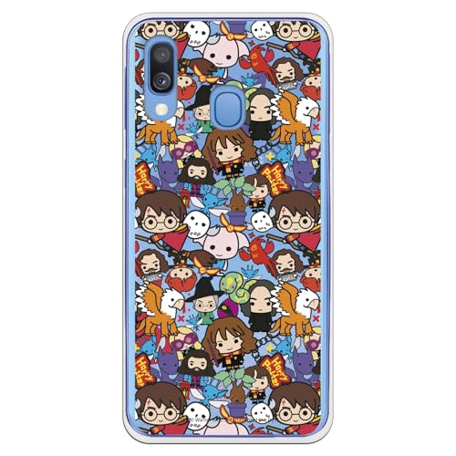 Personalaizer Cover per Samsung Galaxy A20E - Harry Potter Ufficiale Cover Cellulare Film Warner Frikis (Harry Potter Charms Mix)