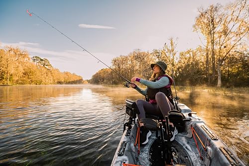 Image of Pelican Catch HDII Premium Angler - Sit-On-Top Fishing Kayak - HyDryve Pedal System & Comfortable Ergocast seat